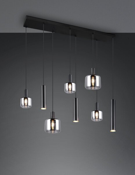 Φωτιστικό Κρεμαστό Trio Lighting MATARO 364100832 Μαύρο Ματ (Black Mat)