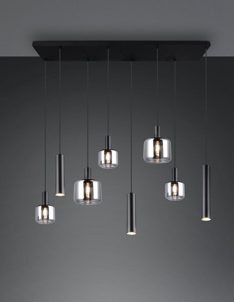 Φωτιστικό Κρεμαστό Trio Lighting MATARO 364100832 Μαύρο Ματ (Black Mat)