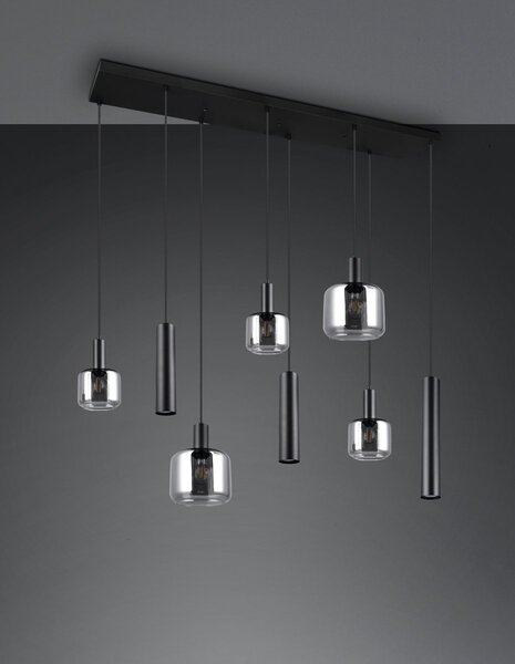 Φωτιστικό Κρεμαστό Trio Lighting MATARO 364100832 Μαύρο Ματ (Black Mat)