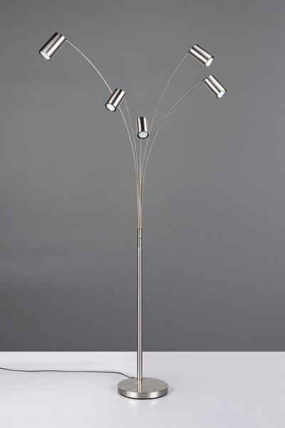 Φωτιστικό Επιδαπέδιο Trio Lighting MARLEY 412400507 Νίκελ ματ (Nickel Mat- Satin)