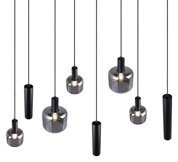Φωτιστικό Κρεμαστό Trio Lighting MATARO 364100832 Μαύρο Ματ (Black Mat)