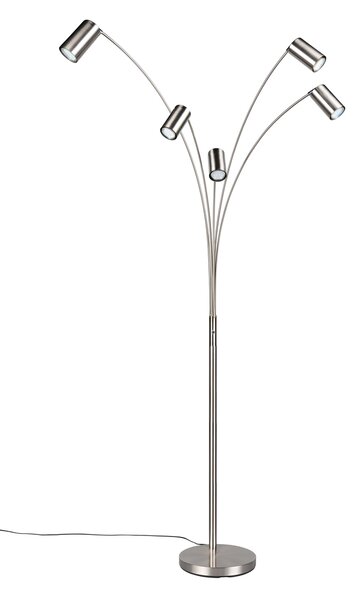 Φωτιστικό Επιδαπέδιο Trio Lighting MARLEY 412400507 Νίκελ ματ (Nickel Mat- Satin)