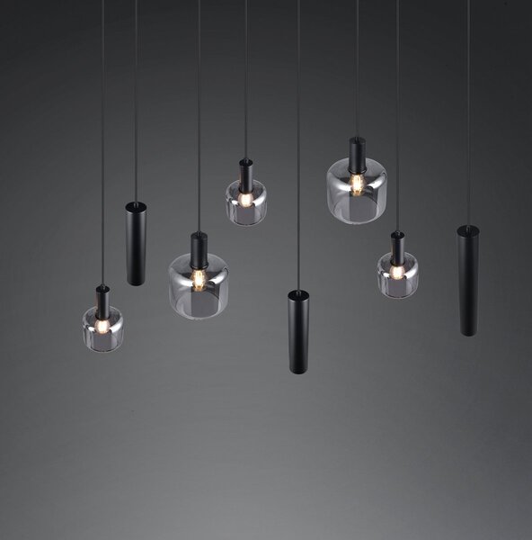 Φωτιστικό Κρεμαστό Trio Lighting MATARO 364100832 Μαύρο Ματ (Black Mat)
