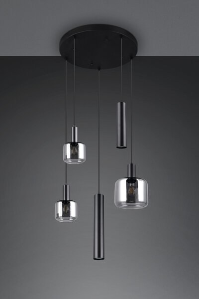 Φωτιστικό Κρεμαστό Trio Lighting MATARO 364130532 Μαύρο Ματ (Black Mat)