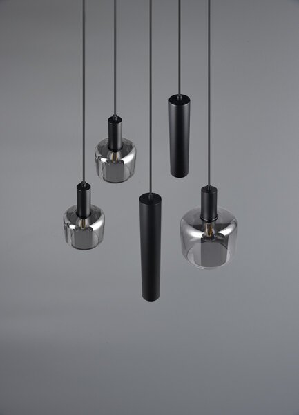 Φωτιστικό Κρεμαστό Trio Lighting MATARO 364130532 Μαύρο Ματ (Black Mat)