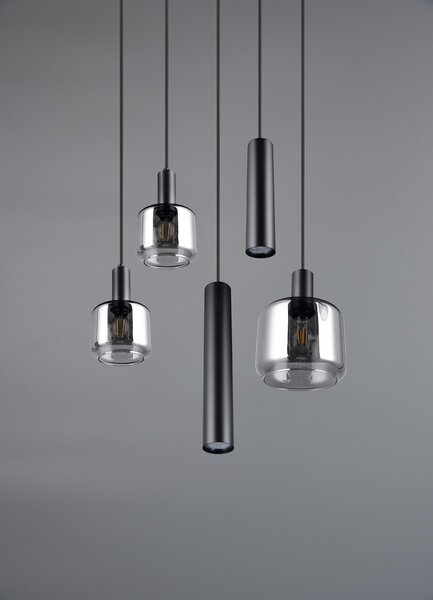 Φωτιστικό Κρεμαστό Trio Lighting MATARO 364130532 Μαύρο Ματ (Black Mat)