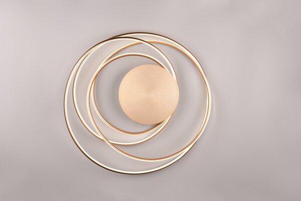 Φωτιστικό Οροφής Trio Lighting NALA 644310179 Χρυσό Χρώμα (Gold Coloured) 2300+3000+4000K