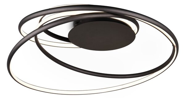 Φωτιστικό Οροφής Trio Lighting NALA 644310132 Μαύρο Ματ (Black Mat) 2300+3000+4000K