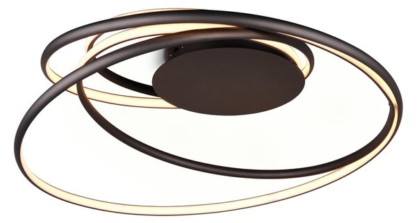 Φωτιστικό Οροφής Trio Lighting NALA 644310132 Μαύρο Ματ (Black Mat) 2300+3000+4000K
