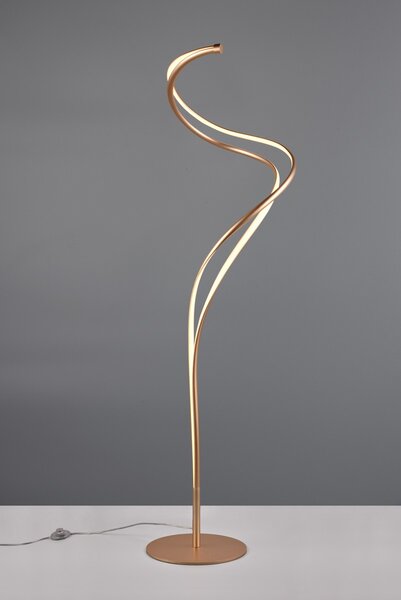 Φωτιστικό Επιδαπέδιο Trio Lighting NALA 444310179 Χρυσό Χρώμα (Gold Coloured) 2300+3000+4000K
