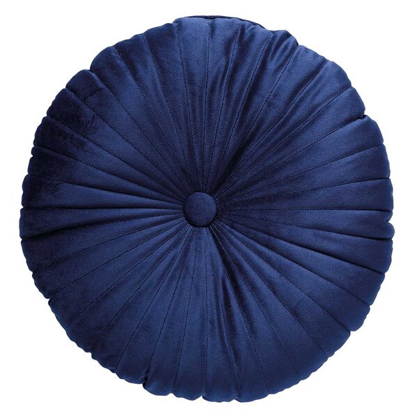 Βελουτέ Διακοσμητικό Μαξιλάρι (Φ38) Das Home Cushions 0269 D.Blue