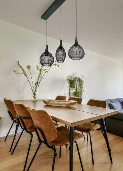 Φωτιστικό Κρεμαστό Trio Lighting SORAYA 365400332 Μαύρο Ματ (Black Mat)