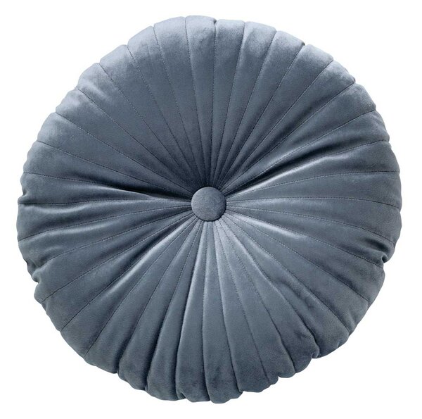 Βελουτέ Διακοσμητικό Μαξιλάρι (Φ38) Das Home Cushions 0270 D.Grey