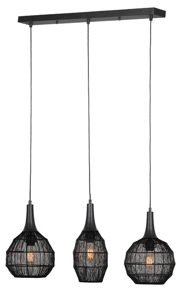 Φωτιστικό Κρεμαστό Trio Lighting SORAYA 365400332 Μαύρο Ματ (Black Mat)
