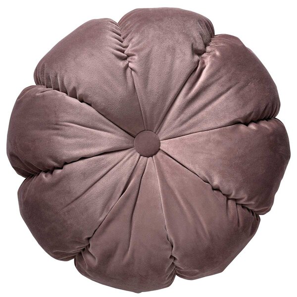 Βελουτέ Διακοσμητικό Μαξιλάρι (Φ45) Das Home Cushions 0264 Brown