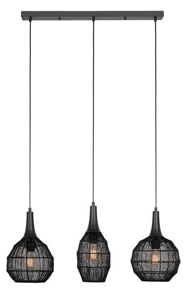 Φωτιστικό Κρεμαστό Trio Lighting SORAYA 365400332 Μαύρο Ματ (Black Mat)