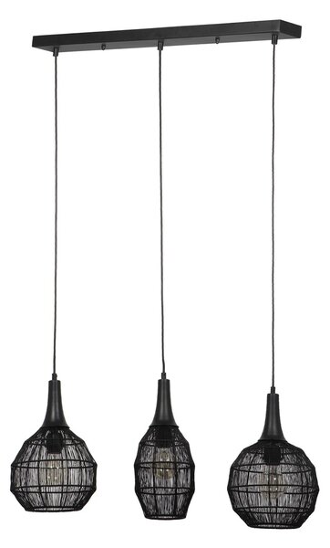 Φωτιστικό Κρεμαστό Trio Lighting SORAYA 365400332 Μαύρο Ματ (Black Mat)