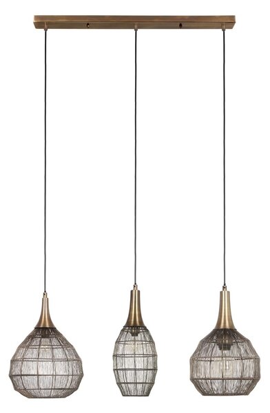 Φωτιστικό Κρεμαστό Trio Lighting SORAYA 365400304 Οξυντέ (Bronzed)