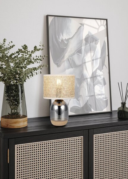Φωτιστικό Επιτραπέζιο Trio Lighting TARA 564900157 Χρώμιο (Chrome)