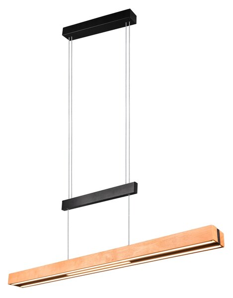 Φωτιστικό Κρεμαστό Trio Lighting TRAJAN 375390532 Μαύρο Ματ (Black Mat) 2700K - 5000K