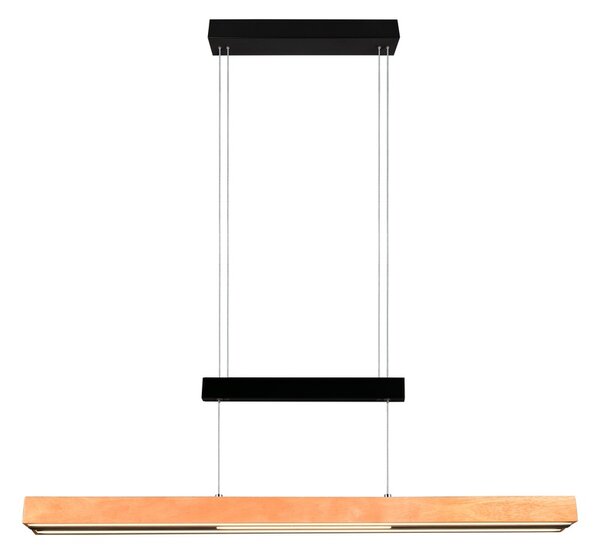 Φωτιστικό Κρεμαστό Trio Lighting TRAJAN 375390532 Μαύρο Ματ (Black Mat) 2700K - 5000K
