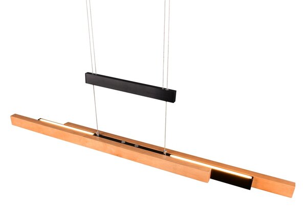 Φωτιστικό Κρεμαστό Trio Lighting TRAJAN 375390532 Μαύρο Ματ (Black Mat) 2700K - 5000K