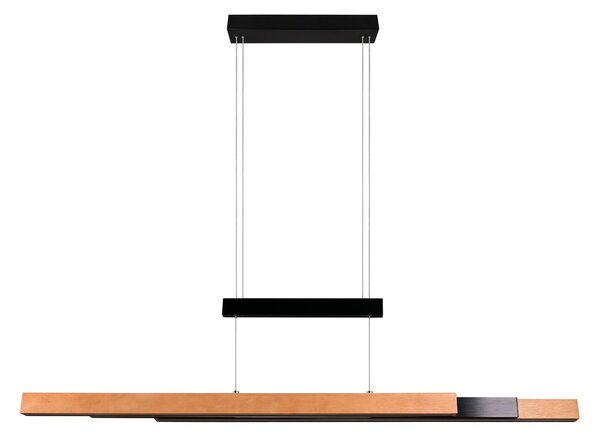 Φωτιστικό Κρεμαστό Trio Lighting TRAJAN 375390532 Μαύρο Ματ (Black Mat) 2700K - 5000K