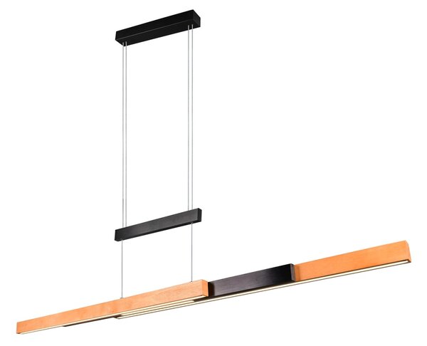 Φωτιστικό Κρεμαστό Trio Lighting TRAJAN 375390532 Μαύρο Ματ (Black Mat) 2700K - 5000K