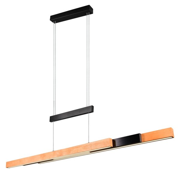 Φωτιστικό Κρεμαστό Trio Lighting TRAJAN 375390532 Μαύρο Ματ (Black Mat) 2700K - 5000K
