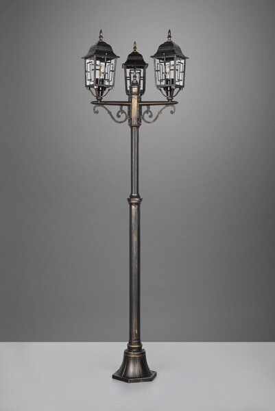 Φωτιστικό Κολόνα/Κολωνάκι Trio Lighting VOLTURNO 405960328 Αντικέ Καφέ-Σκουριά (Antique Rust)