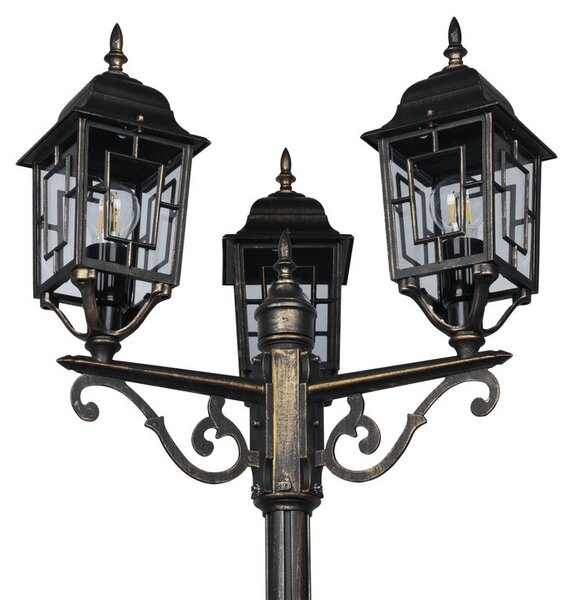 Φωτιστικό Κολόνα/Κολωνάκι Trio Lighting VOLTURNO 405960328 Αντικέ Καφέ-Σκουριά (Antique Rust)