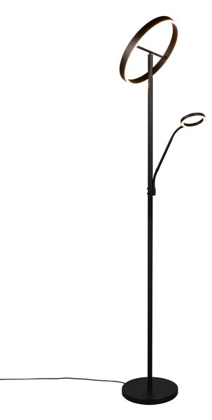Φωτιστικό Επιδαπέδιο Trio Lighting WILLIS 449510232 Μαύρο Ματ (Black Mat) 2700+3200+4000K