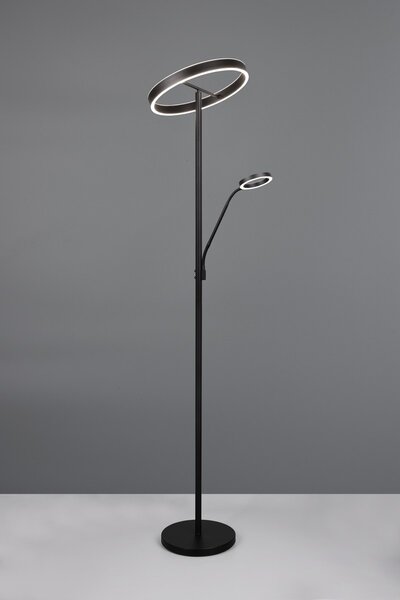 Φωτιστικό Επιδαπέδιο Trio Lighting WILLIS 449510232 Μαύρο Ματ (Black Mat) 2700+3200+4000K