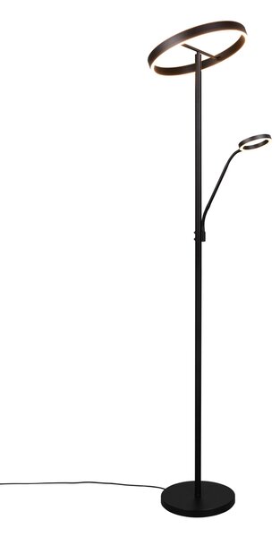 Φωτιστικό Επιδαπέδιο Trio Lighting WILLIS 449510232 Μαύρο Ματ (Black Mat) 2700+3200+4000K
