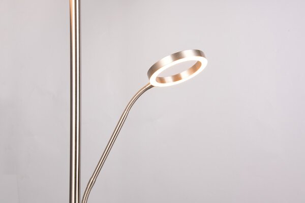 Φωτιστικό Επιδαπέδιο Trio Lighting WILLIS 449510207 Νίκελ ματ (Nickel Mat- Satin) 2700+3200+4000K