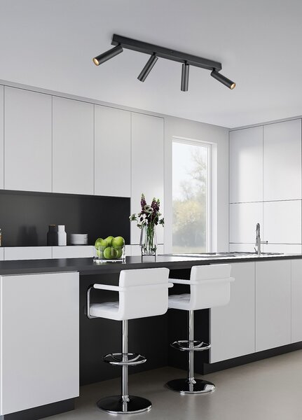 Φωτιστικό Σποτ Trio Lighting AMBALA 849210432 Μαύρο Ματ (Black Mat) 2300+3000+4000K