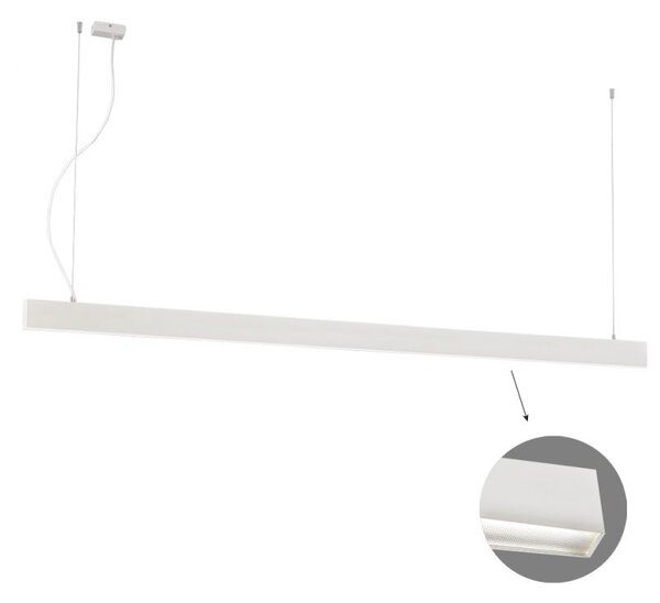 Γραμμικό Φωτιστικό Κρεμαστό Viokef Ciba 3916-00310-3-W-M-N L3100 3000K Λευκό