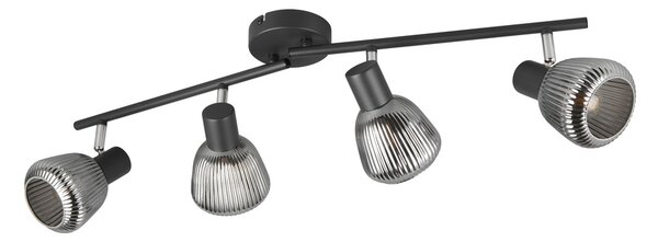 Φωτιστικό Σποτ Trio Lighting TARIFA 862800432 Μαύρο Ματ (Black Mat)