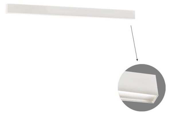 Γραμμικό Φωτιστικό Τοίχου Viokef Ciba 3916-02058-4-W-M-D4 L580 4000K Dimmable Λευκό