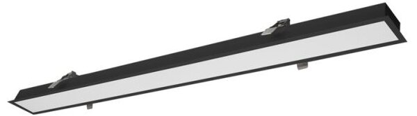 Γραμμικό Φωτιστικό Χωνευτό Viokef Station Ultra 3911-03058-4-B-N L580 4000K Μαύρο Ματ