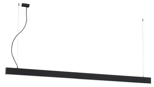 Γραμμικό Φωτιστικό Κρεμαστό Viokef Ciba 3916-00310-3-B-P-N L3100 3000K Μαύρο Ματ