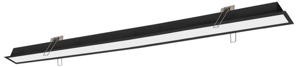 Γραμμικό Φωτιστικό Χωνευτό Viokef Sasa 3917-03198-3-B-P-N L1980 3000K Μαύρο Ματ