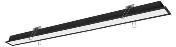 Γραμμικό Φωτιστικό Χωνευτό Viokef Sasa 3917-03114-3-B-P-N L1140 3000K Μαύρο Ματ