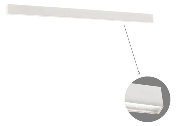 Γραμμικό Φωτιστικό Οροφής Viokef Ciba 3916-01142-4-W-M-N L1420 4000K Λευκό