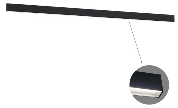 Γραμμικό Φωτιστικό Οροφής Viokef Ciba 3916-01310-3-B-M-N L3100 3000K Μαύρο Ματ