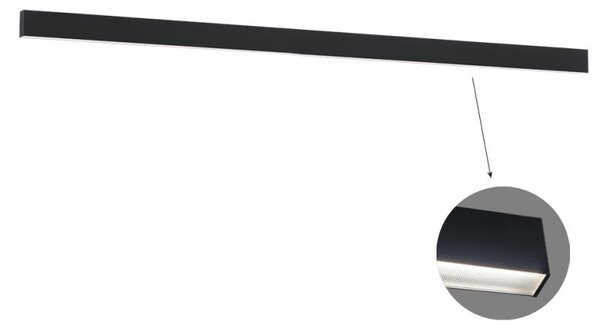 Γραμμικό Φωτιστικό Τοίχου Viokef Ciba 3916-02310-3-B-M-N L3100 3000K Μαύρο Ματ