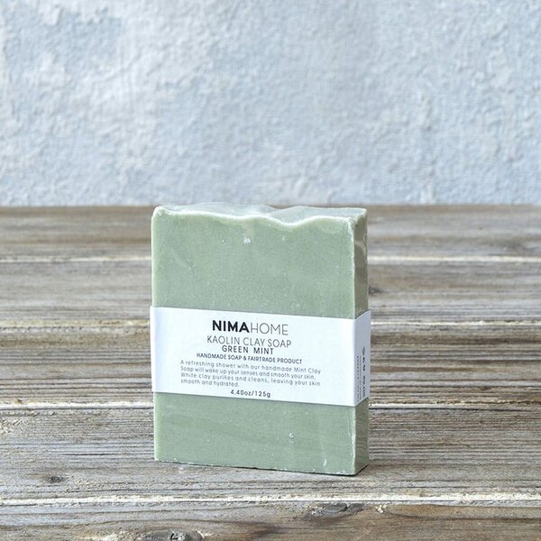 Σαπούνι Αργίλου Kaolin 125g Green Mint Nima