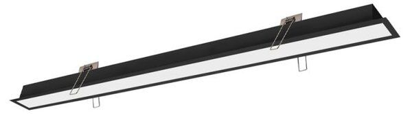 Γραμμικό Φωτιστικό Χωνευτό Viokef Sasa 3917-03058-3-B-P-N L580 3000K Μαύρο Ματ