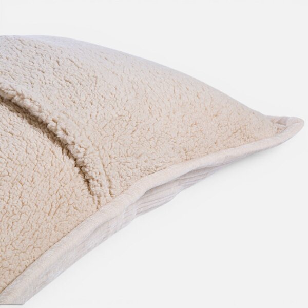 Ζεύγος Μαξιλαροθήκες (52x72) Nef-Nef Homeware Elements Brave Cream