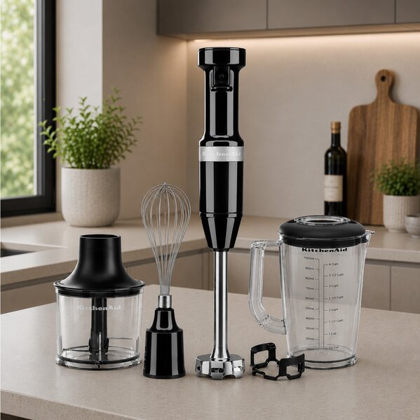 Ραβδομπλέντερ KitchenAid 5KHBV83EBM με ισχύ 180W και μεταβλητή ταχύτητα - Matt Black